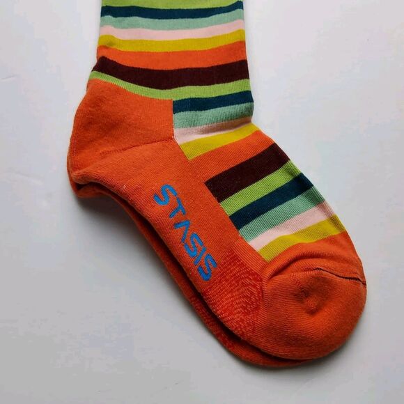 Voxx Life Stasis Neuro Socks Wellness Crew Stripes Size S (Women's 4-7) - Picture 3 of 4